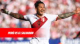 Perú enfrenta a El Salvador en un amistoso internacional