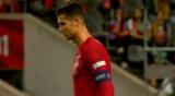 Cristiano Ronaldo no toleró la derrota de Portugal ante España
