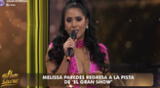 Melissa Paredes hizo espectacular ingreso al reality de baile '"El Gran Show"