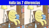 Reto visual EXTREMO: Ubica las 7 diferencias en 18 segundos