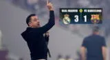 Xavi se encuentra muy apenado por el partido del equipo frente al Real Madrid.