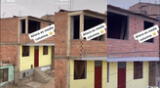 TikTok: Peruano construye su casa con 'media columna' y usuarios reaccionan