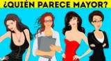 ¿Qué mujer parece ser mayor? Resuelve este acertijo visual para GENIOS en 5 segundos