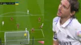 Modric abrió el marcador a favor del Real Madrid ante Sevilla