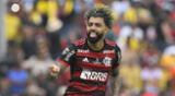 Gabriel Barbosa marcó el gol de Flamengo en la final de Copa Libertadores