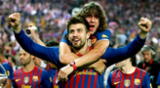 Carles Puyol emitió sentido mensaje tras retiro de Gerard Piqué