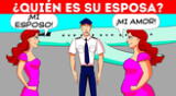 ¿Quién es la esposa del piloto en este acertijo visual?