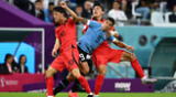 Uruguay no pudo ante Corea del Sur y empataron 0-0 en el Mundial Qatar 2022