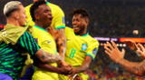 El Brasil vs. Suiza estuvo lleno de emociones. Foto: EFE