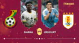 Uruguay vs. Ghana se enfrentan por el grupo H del Mundial Qatar 2022