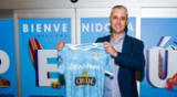 Tiago Nunes arribó al Perú y posó con la camiseta de Sporting Cristal