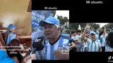 Anciano se encontraba celebrando a lo grande en la Plaza junto a cientos de hinchas de la 'Albiceleste'.