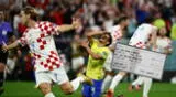 Hincha apostó a favor de Croacia en el segundo tiempo, pero perdió