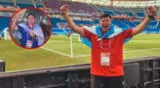 El exfutbolista se mostró muy emocionado por el triunfo de Argentina ante Croacia.