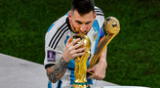 Lionel Messi campeón del mundo con Argentina