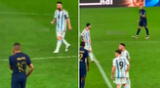 Lionel Messi y Kylian Mbappé tuvieron un fuerte cruce