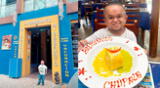 Jorge Guayaco llegó a Lima y disfrutó de comida marina en la cevichería Mi Barrunto.