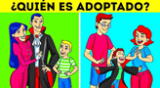 Solo tienes 7 segundos para identificar al niño adoptado.