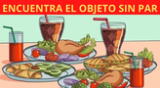 Halla el único objeto en la mesa que no tiene par: Tienes 6 segundos para lograrlo Halla el único objeto en la mesa que no tiene par: Tienes 6 segundos para lograrlo