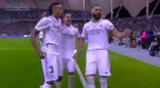 Karim Benzema puso el 1-0 de Real Madrid sobre Valencia