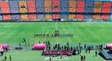 Estadio del Atlético Nacional luce vacío durante duelo ante Alianza Lima