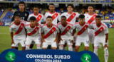 Selección peruana busca un cupo al Mundial Sub 20