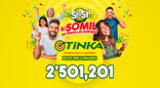 La Tinka del 25 de enero: Mira los resultados del sorteo del miércoles.