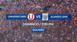 GOLPERÚ hizo oficial la transmisión del clásico entre Universitario vs. Alianza Lima