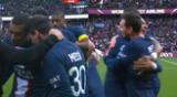 ¿Se reconciliaron? Mbappé abrazó efusivamente a Messi por darle el triunfo al PSG