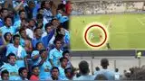 Hincha de Cristal se adelantó al remate de Lora y lo insultó.
