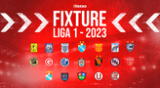 Fixture de la Liga 1 temporada 2023