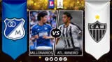 Millonarios vs. Atlético Mineiro jugarán por la Copa Libertadores