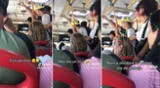 El conductor de un bus no imaginó lo que le sucedería en su primer día de trabajo y cómo reaccionarían los pasajeros.