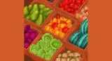 ¿Podrás encontrar la zanahoria entre todas las verduras?