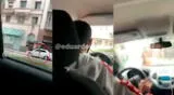 Un conductor decidió tomar acciones con sus propias manos y atropelló a supuesto ladrón.