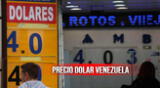 Precio del dólar en Venezuela, jueves 6de abril