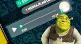 Realiza este truco y envía audios de WhatsApp con la voz de Shreck.