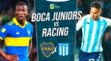 Boca Juniors recibe a Racing por la Liga Profesional de Argentina