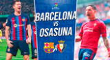 Barcelona y Osasuna jugarán en el Camp Nou por LaLiga.