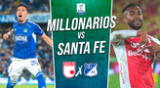 Millonarios vs. Santa Fe EN VIVO por la Liga Betplay