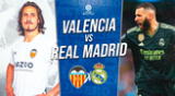 Real Madrid vs Valencia juegan este domingo en Mestalla por LaLiga