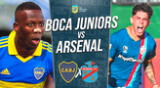 Boca Juniors y Arsenal chocarán en el Estadio Julio Humberto Grondona.