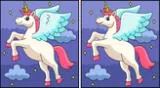 ¿Crees que logres ubicar las 8 desigualdades entre los unicornios en tiempo récord?
