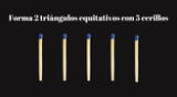 Los usuarios pensaron más de lo habitual para descubrir cómo formar dos triángulos.