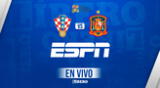 ESPN EN VIVO, ver Croacia vs España ONLINE por la final UEFA Nations League