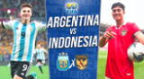 Argentina e Indonesia se enfrentan en amistoso internacional