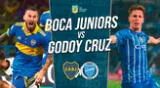 Boca Juniors y Godoy Cruz chocarán en el Estadio Malvinas Argentinas.