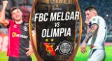 Melgar vs Olimpia se enfrentan en el Estadio Manuel Ferreira.