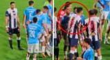 Así fue el cruce entre Pablo Sabbag y Joao Grimaldo en el Alianza Lima vs Sporting Cristal