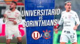 Universitario vs Corinthians de Brasil se enfrentan en el Estadio Neo Química Arena.